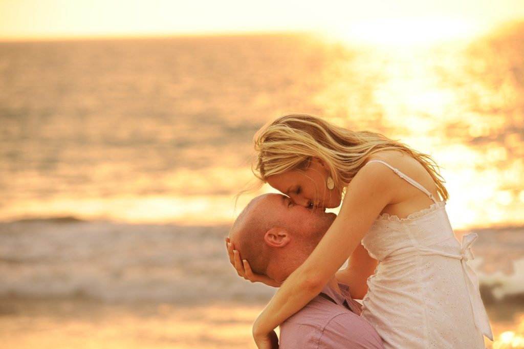 valentine, sunset beach, couples