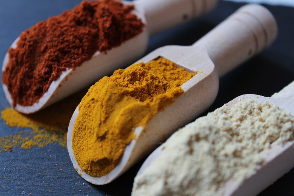 Use of organic ginger powder