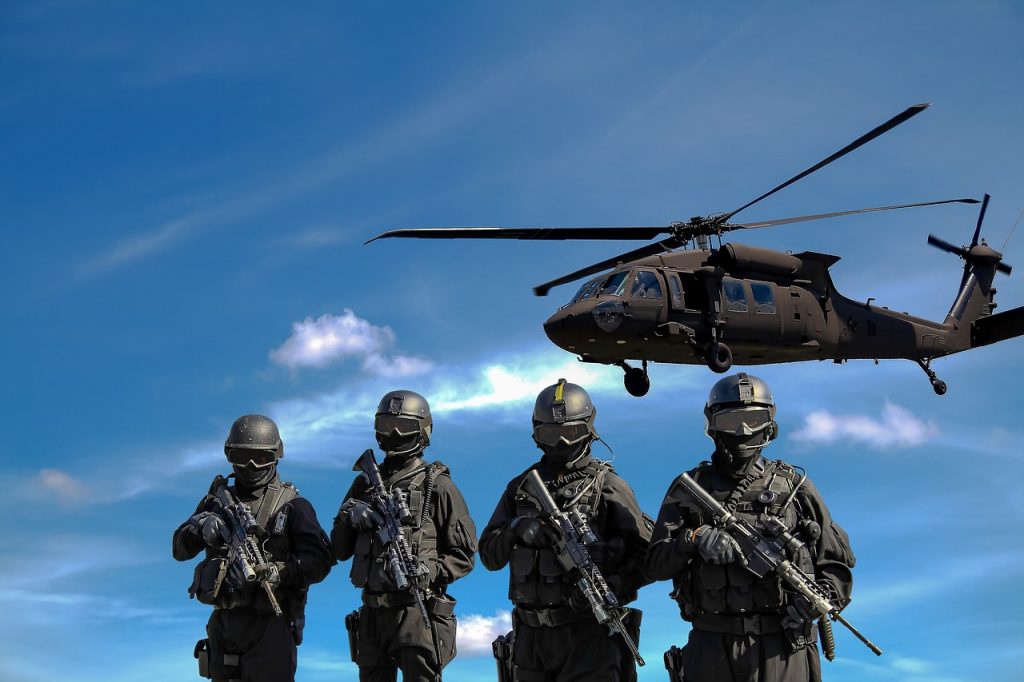 police, helicopter, military-Service members