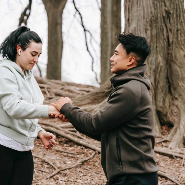 Active touch in a relationship
