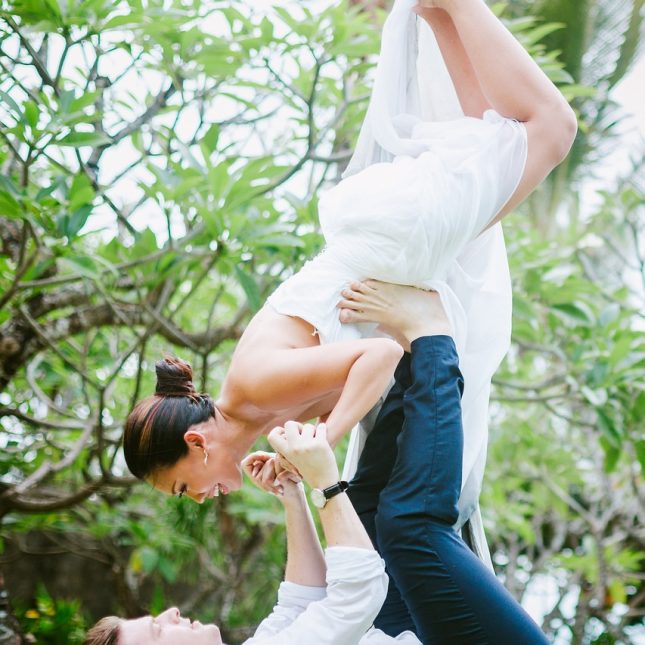 couple's morning rituals - Yoga or prayers
